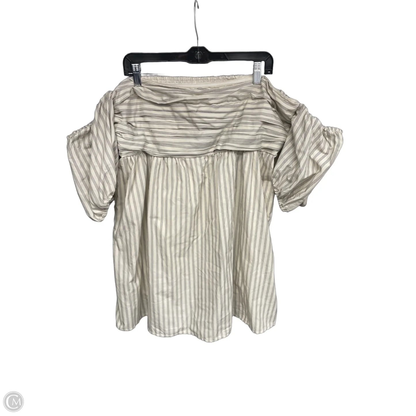 Dress Casual Short By Abercrombie And Fitch In Black & Cream, Size: Xxl