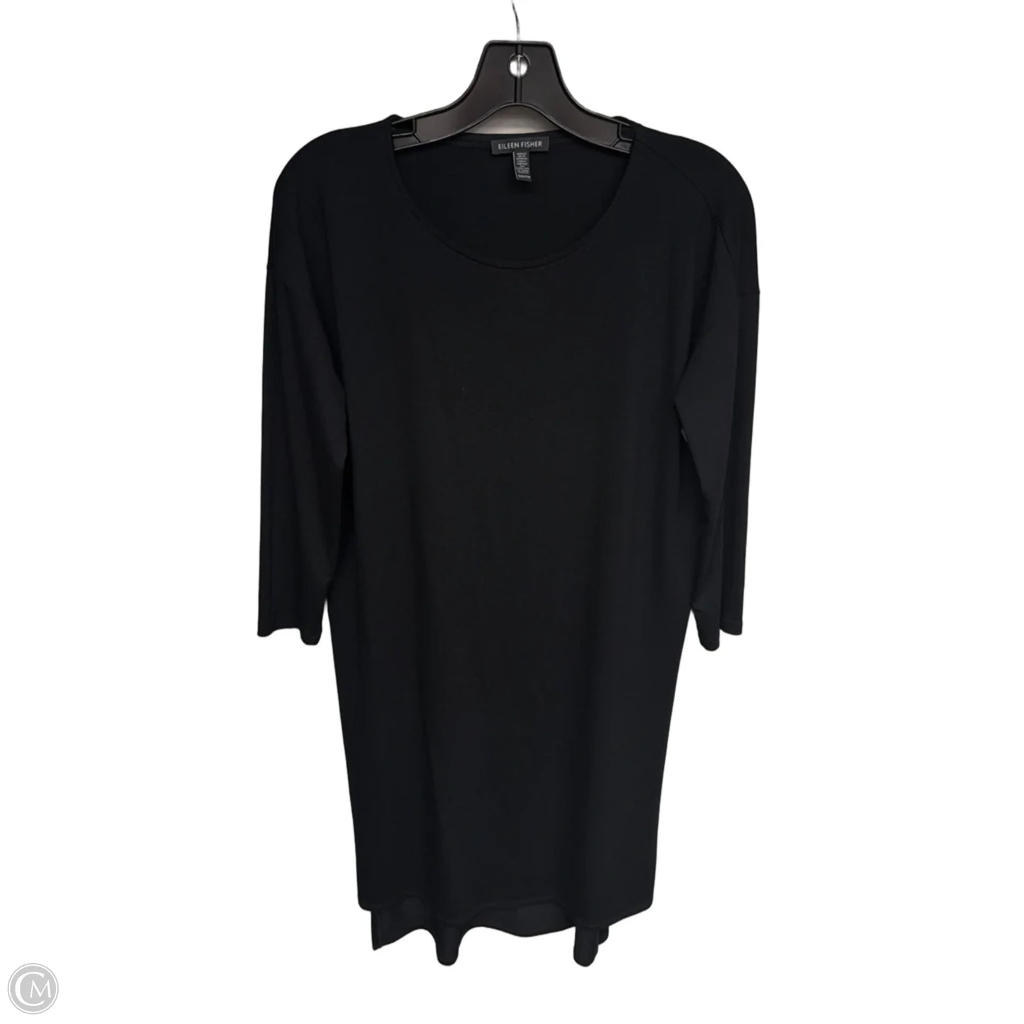 Dress Casual Midi By Eileen Fisher In Black, Size: Xxs