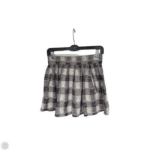 Skirt Mini & Short By Free People In Black & Cream, Size: Xs