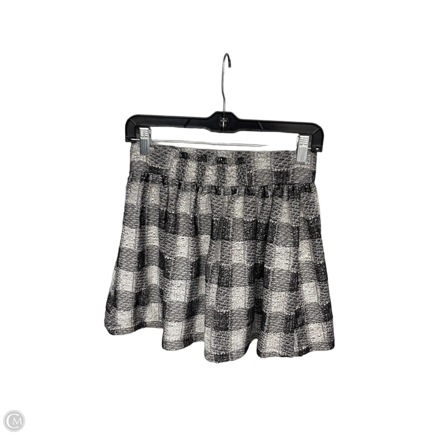 Skirt Mini & Short By Free People In Black & Cream, Size: Xs