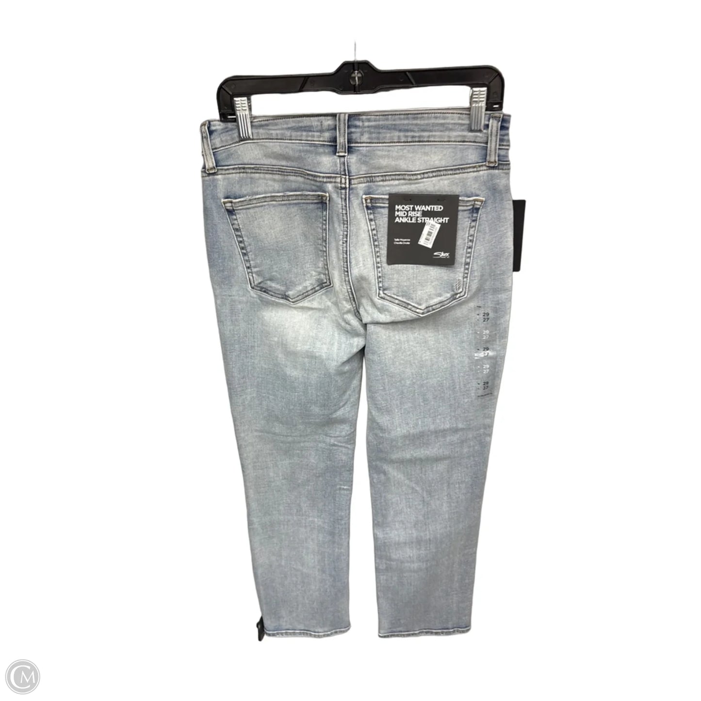 Jeans Straight By Silver In Blue Denim, Size: 8