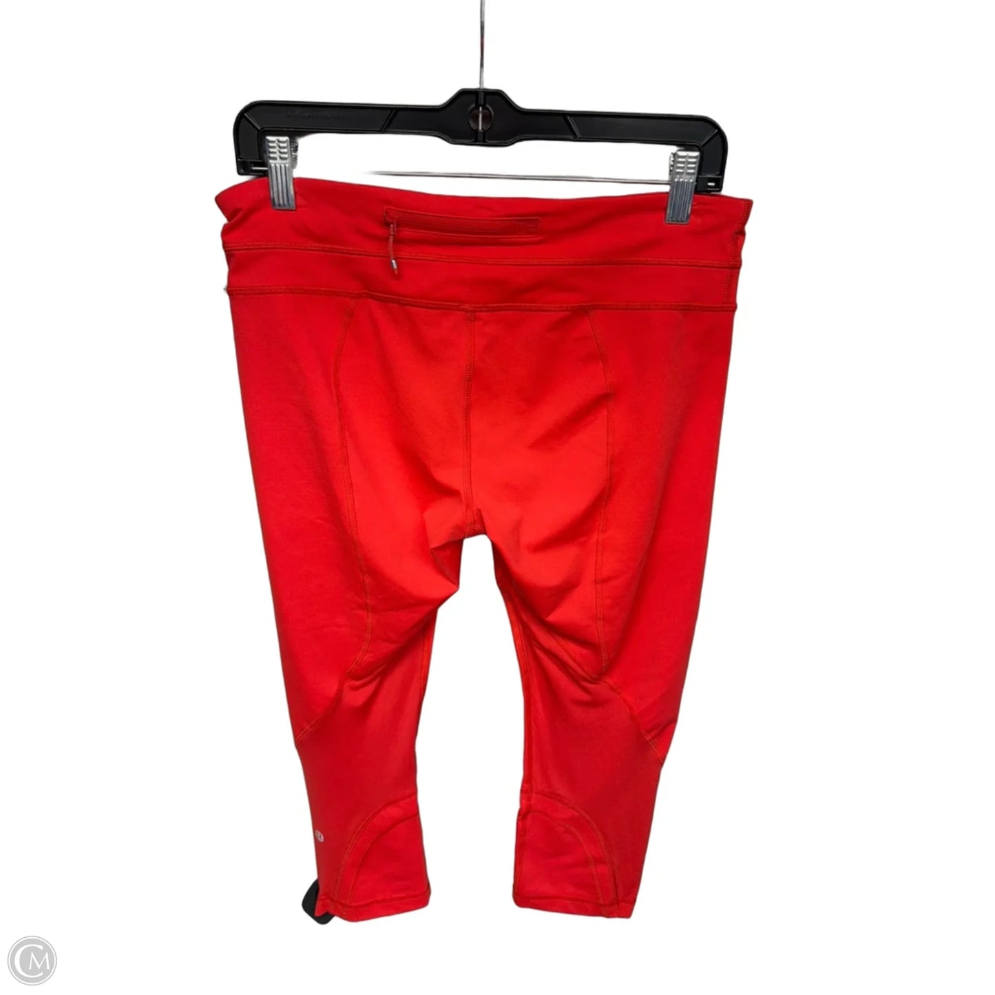 Athletic Capris By Lululemon In Orange, Size: S