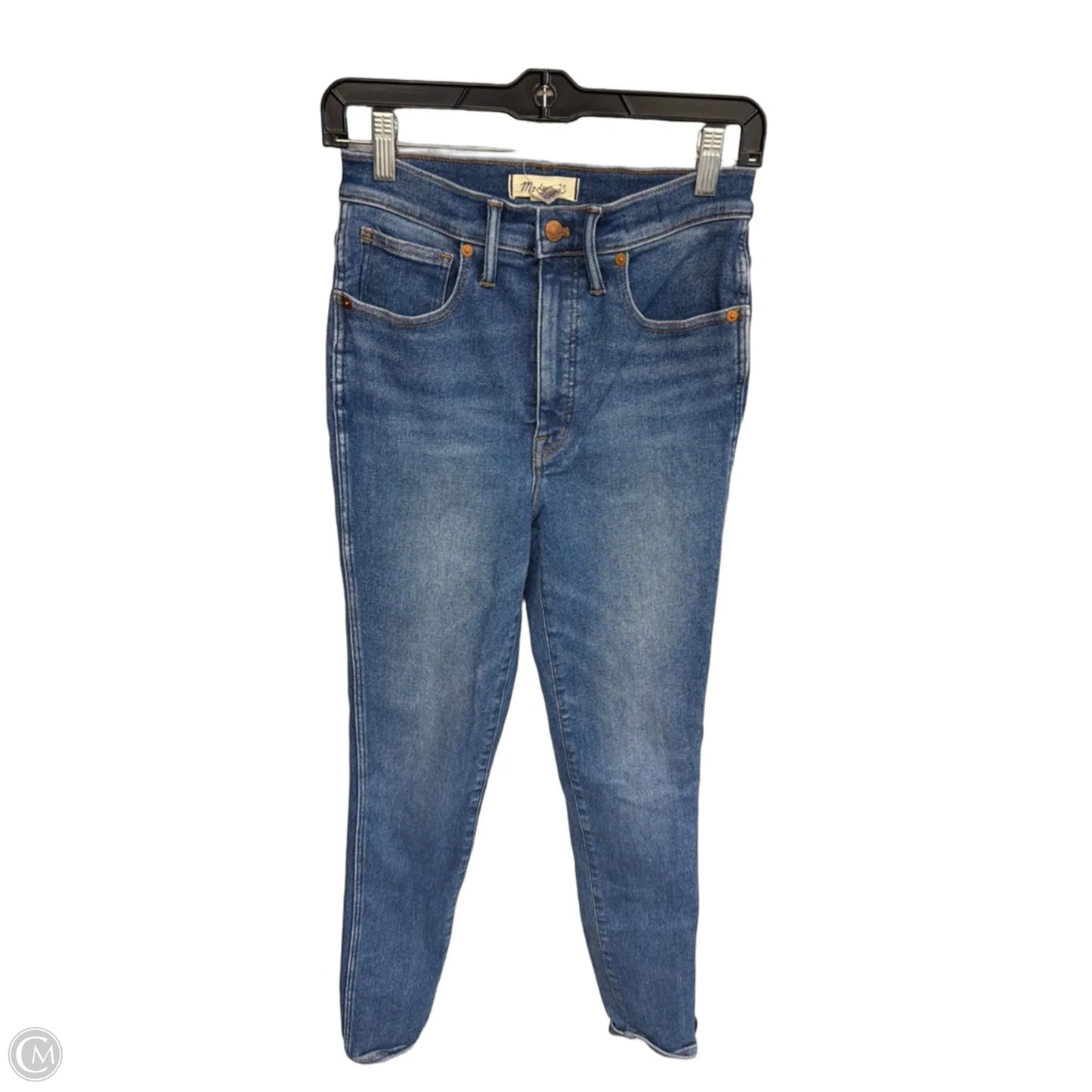 Jeans Skinny By Madewell In Blue Denim, Size: 4l