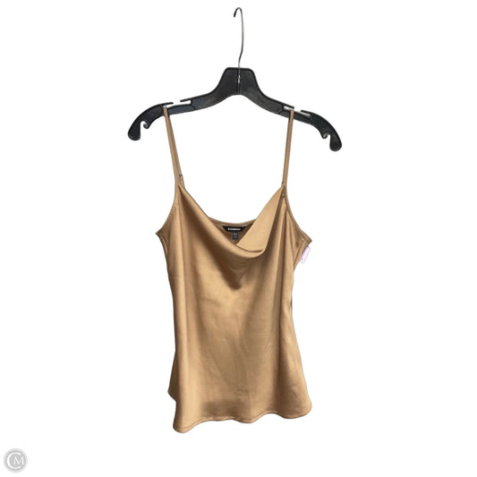 Top Sleeveless By Express In Tan, Size: M