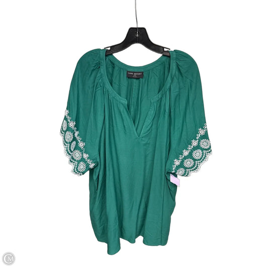 Top Short Sleeve By Torrid In Green, Size: 4x