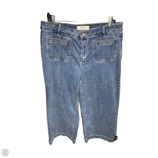 Jeans Wide Leg By Charlie B In Blue Denim, Size: 14