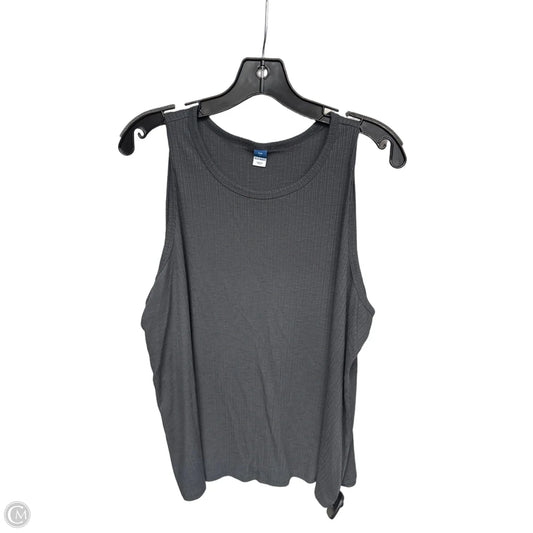 Top Sleeveless Basic By Old Navy In Grey, Size: Xl