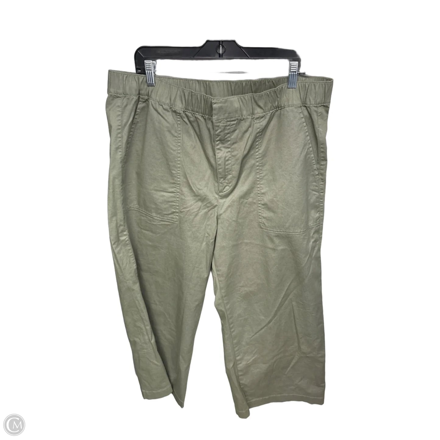 Pants Wide Leg By Gap In Green, Size: Xl