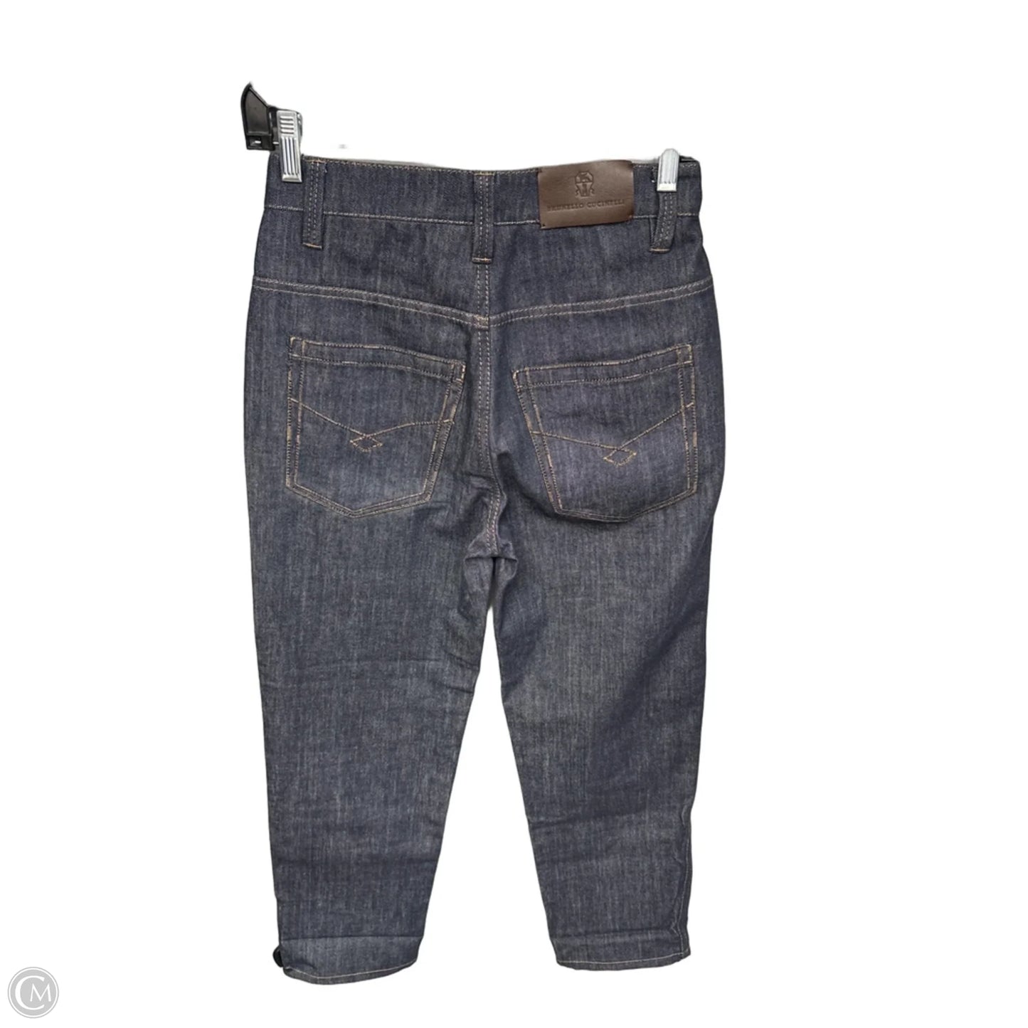 Jeans Designer By Brunello Cucinelli In Blue Denim, Size: 0