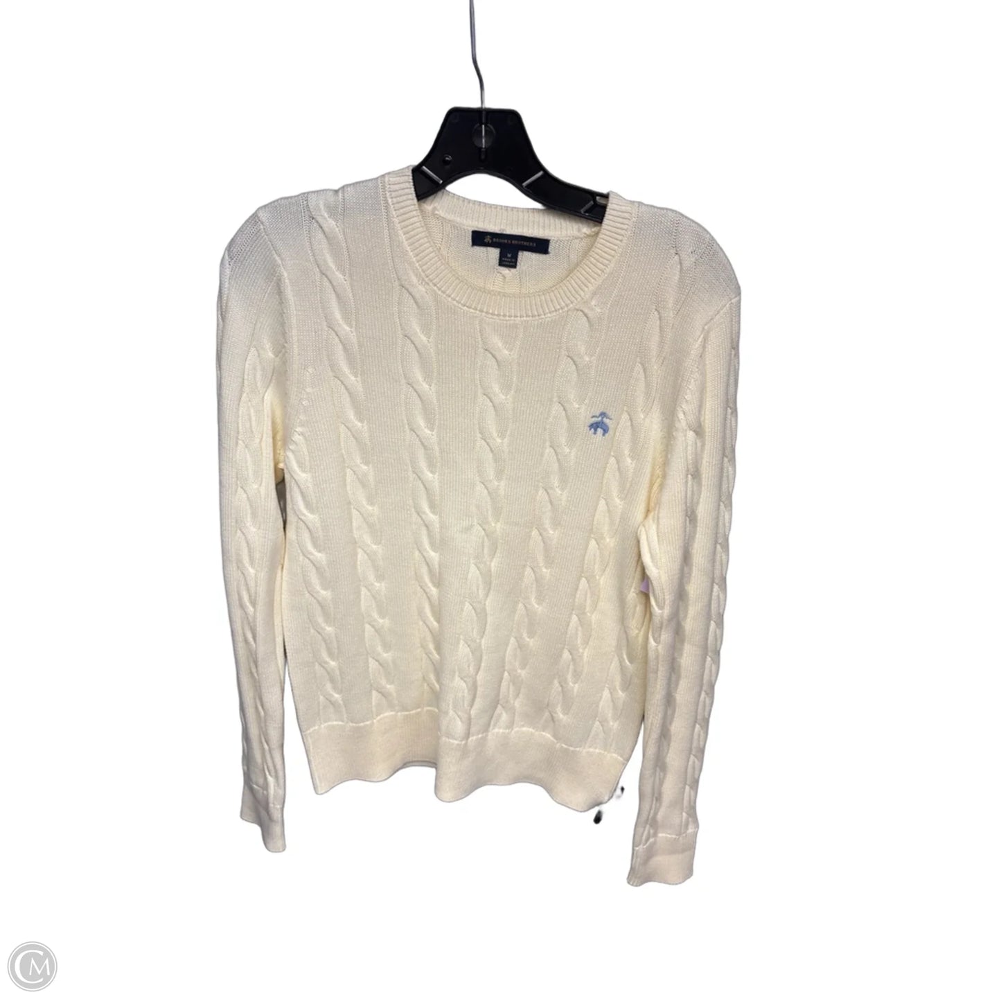 Sweater By Brooks Brothers In Yellow, Size: M