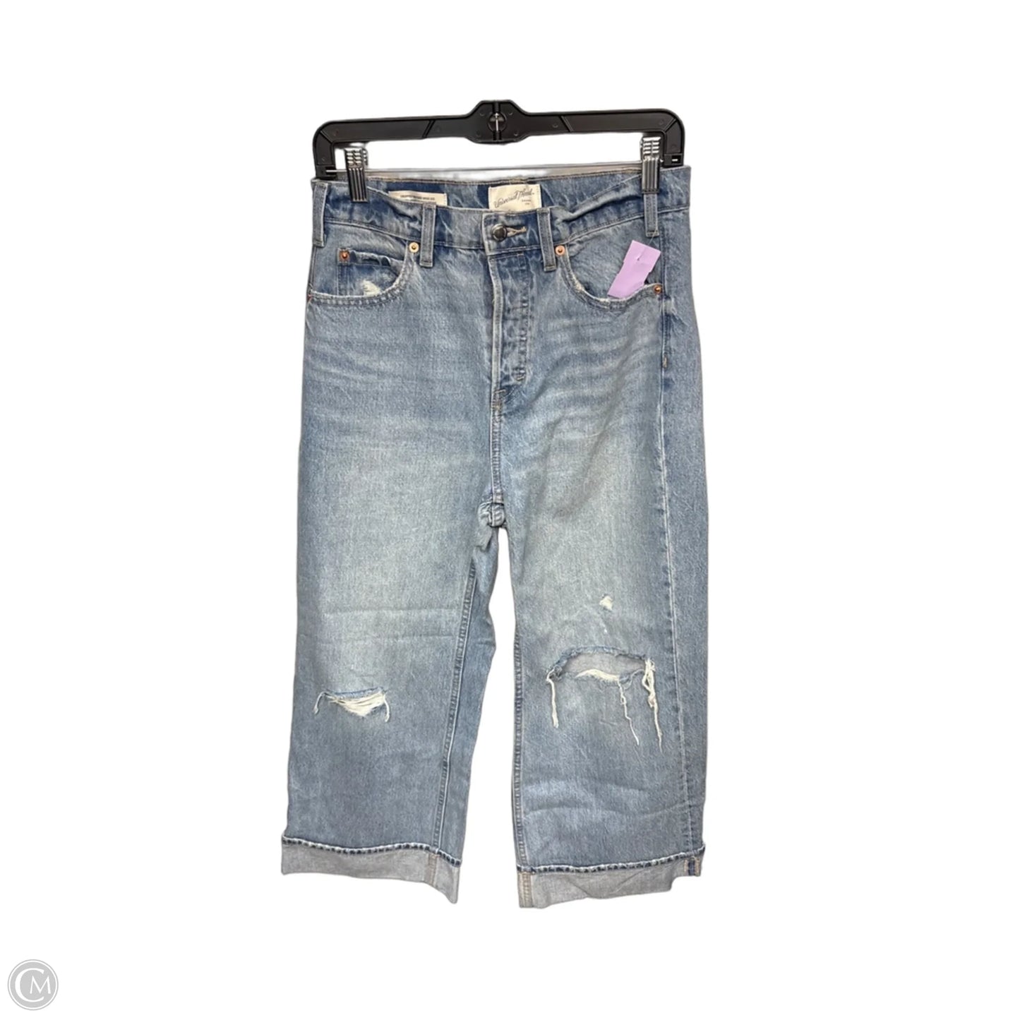 Jeans Wide Leg By Universal Thread In Blue Denim, Size: 2