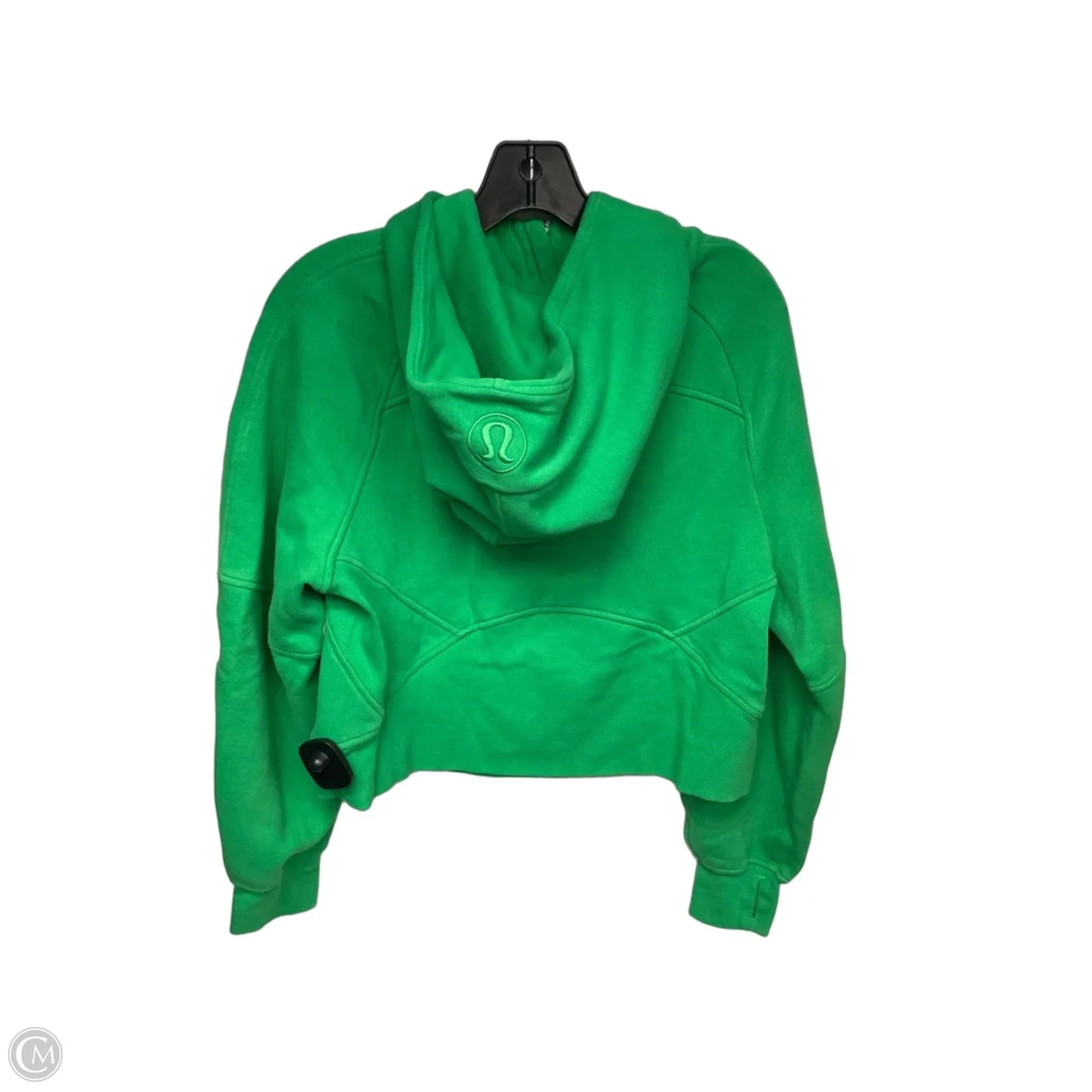 Athletic Sweatshirt Hoodie By Lululemon In Green, Size: Xs