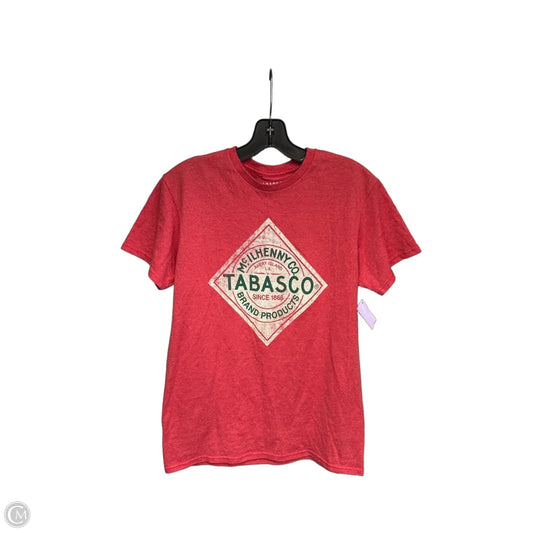 Top Short Sleeve Basic By Clothes Mentor In Red, Size: S