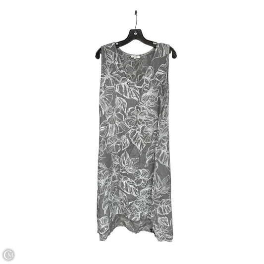 Dress Casual Midi By Clothes Mentor In Grey, Size: Xl
