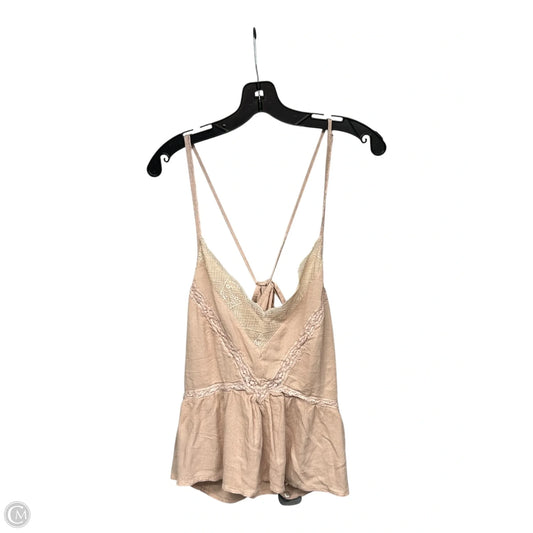 Top Sleeveless By American Eagle In Tan, Size: Xl