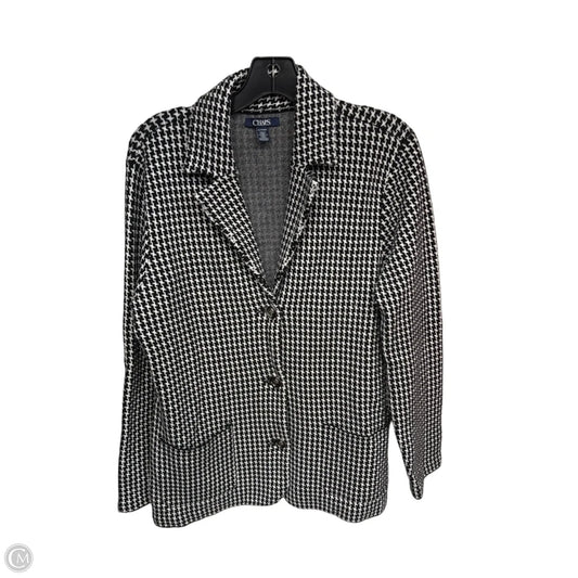Blazer By Chaps In Black & White, Size: Xl
