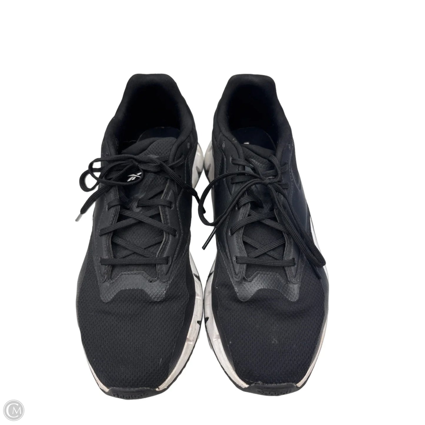Shoes Athletic By Reebok In Black & White, Size: 8.5