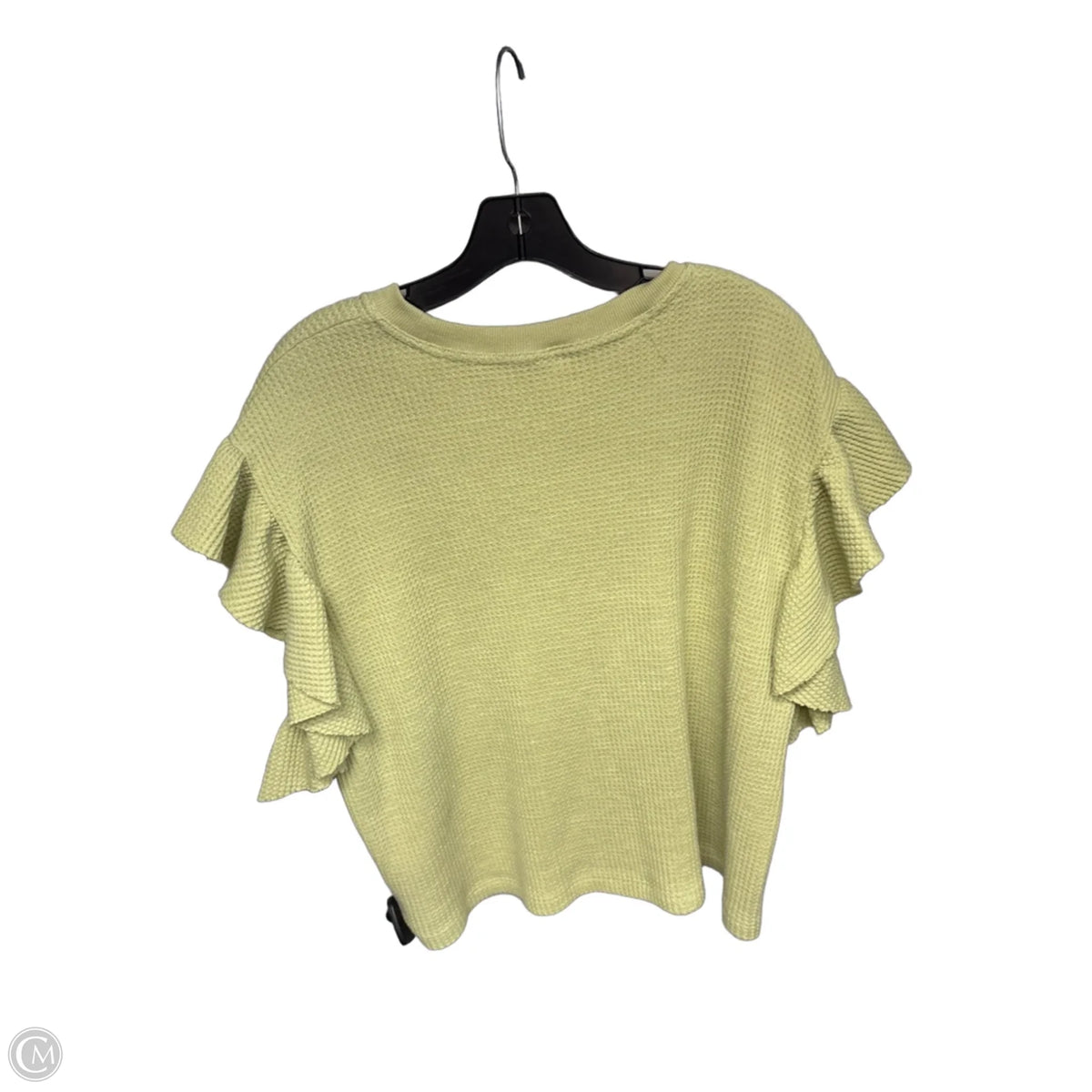 Top Short Sleeve By Wishlist In Green, Size: S