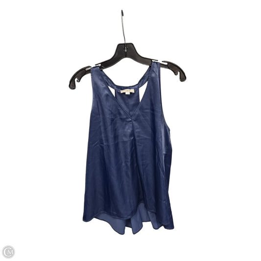 Top Sleeveless By Loft In Blue, Size: L