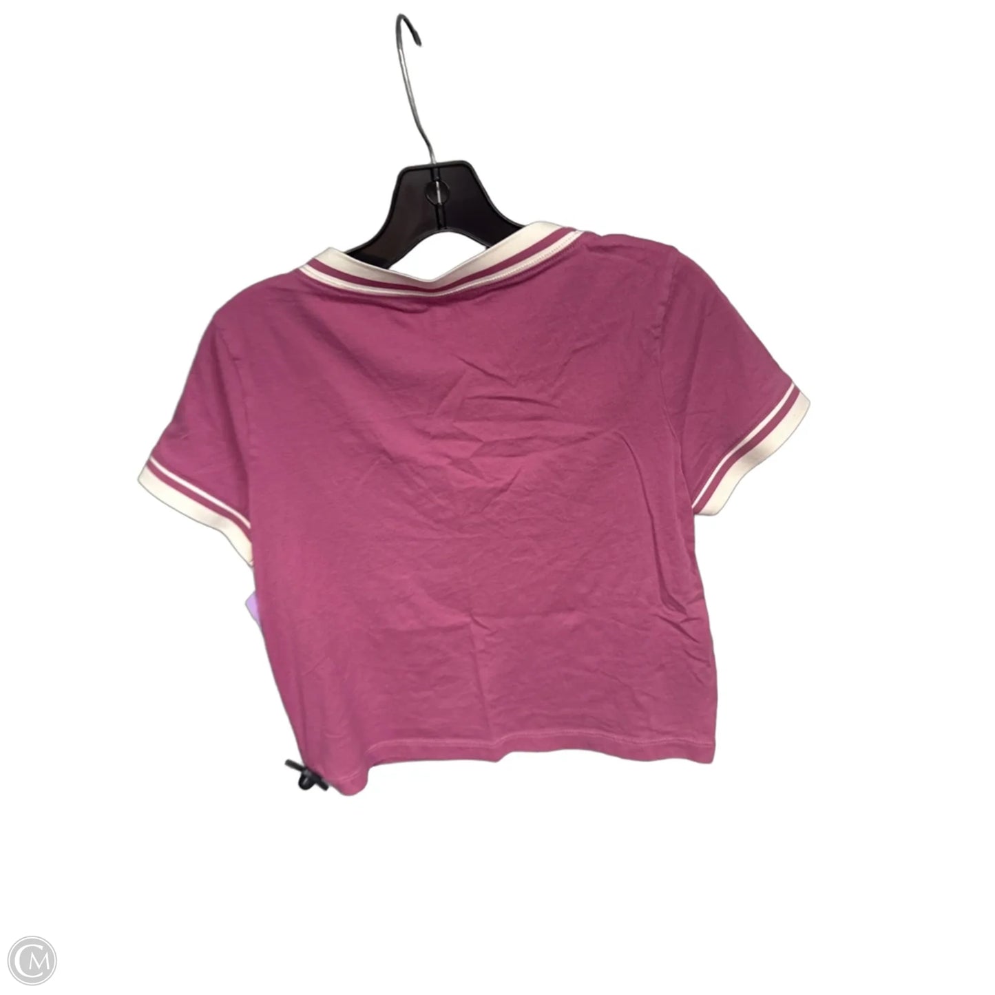 Athletic Top Short Sleeve By Pink In Pink, Size: Xs