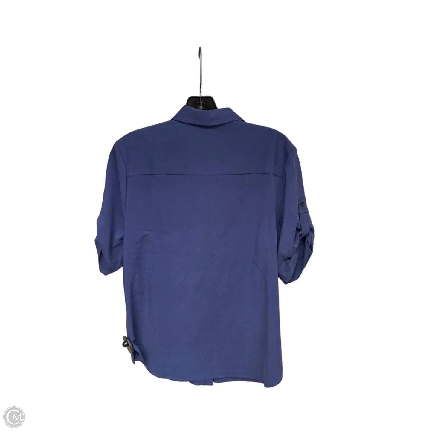 Top Short Sleeve By Chicos In Blue, Size: M