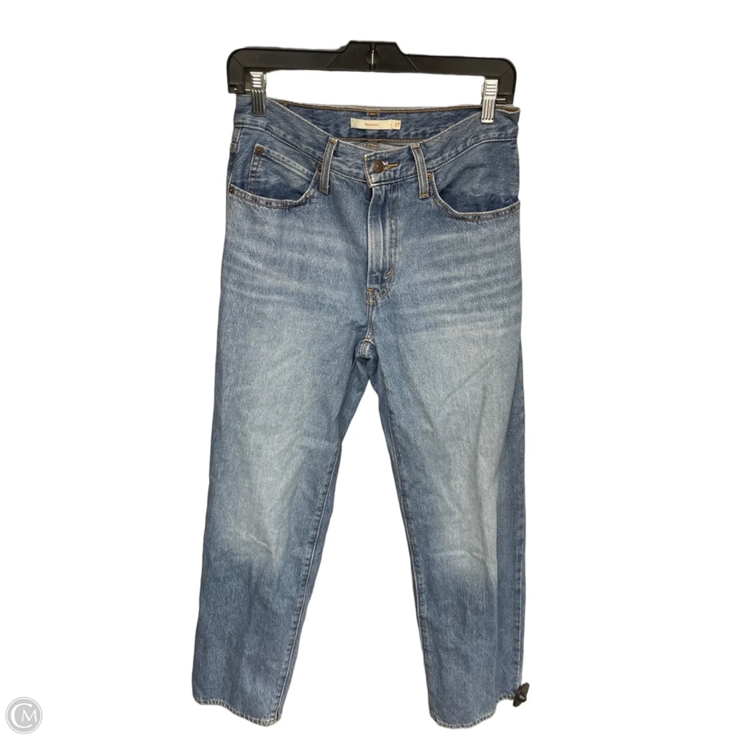Jeans Wide Leg By Levis In Blue Denim, Size: 4