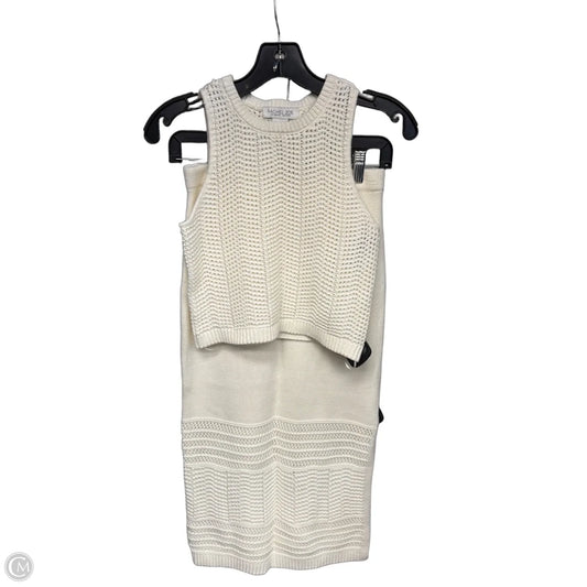 Skirt Set 2pc By Rachel Zoe In Cream, Size: Xs