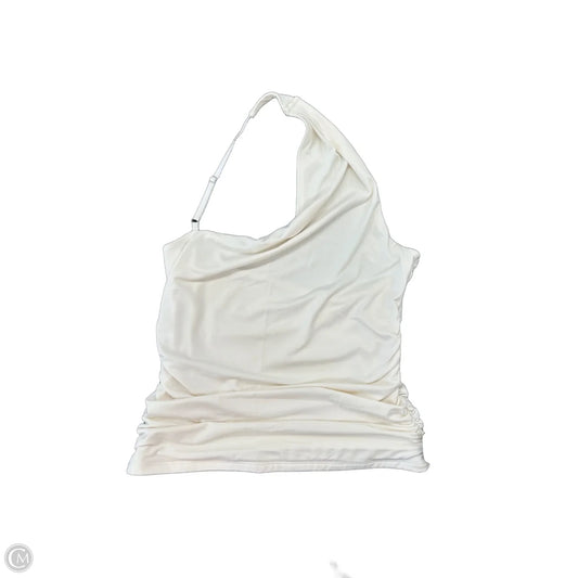 Top Sleeveless By Abercrombie And Fitch In Cream, Size: M