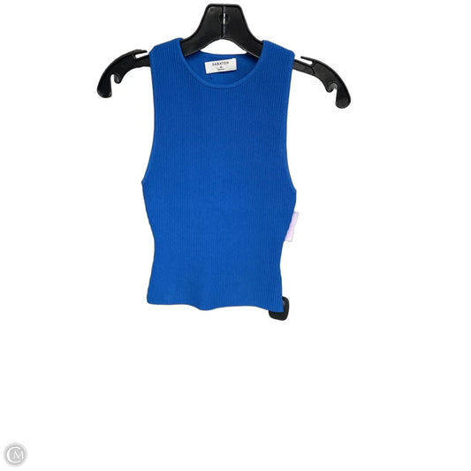 Top Sleeveless By Babaton In Blue, Size: Xs