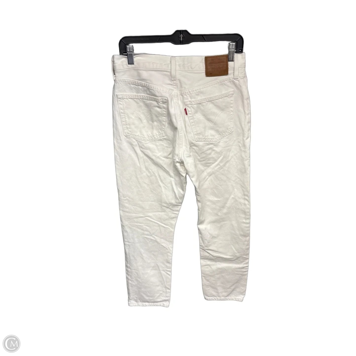 Jeans Straight By Levis In White, Size: 6