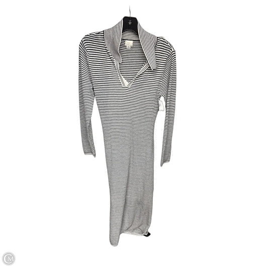 Dress Casual Maxi By A New Day In Black & White, Size: M