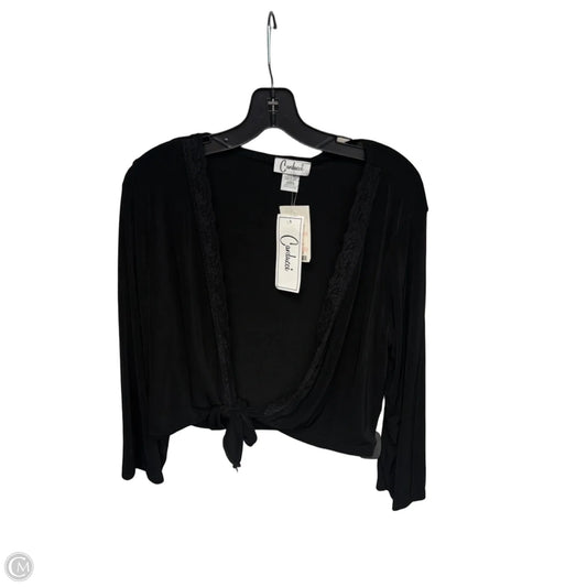 Shawl By Clothes Mentor In Black, Size: L