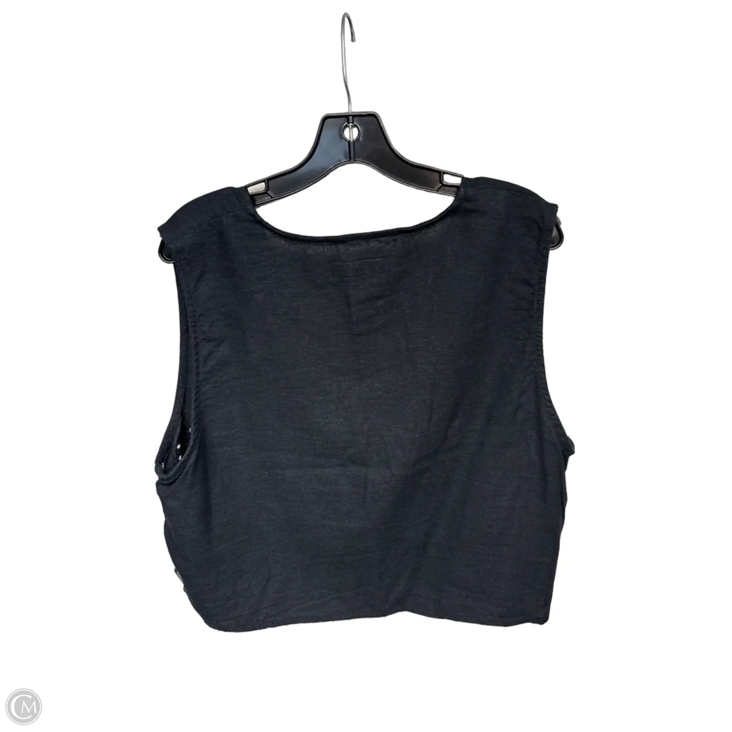 Top Sleeveless By Zara In Black, Size: Xl