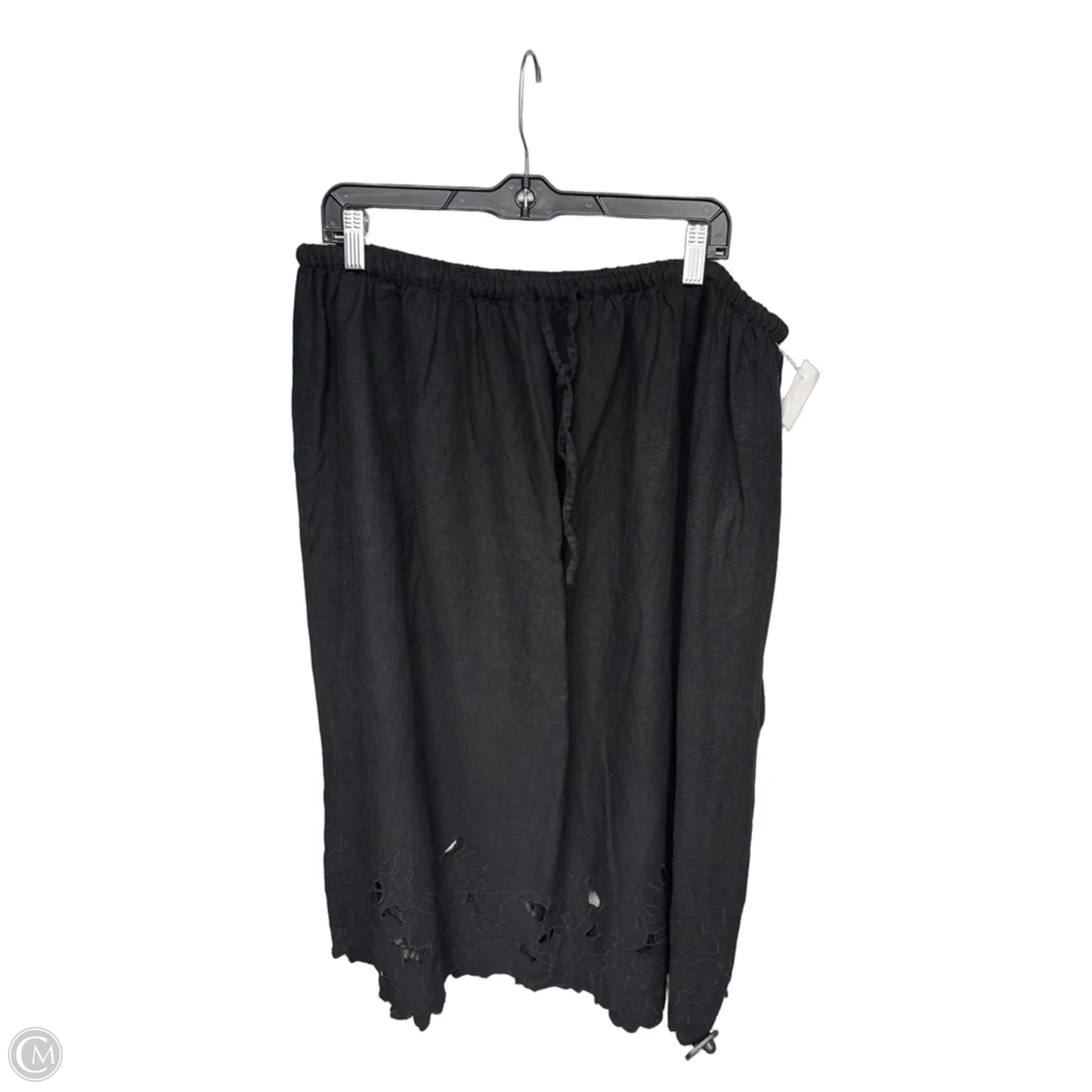 Skirt Midi By Universal Thread In Black, Size: Xl