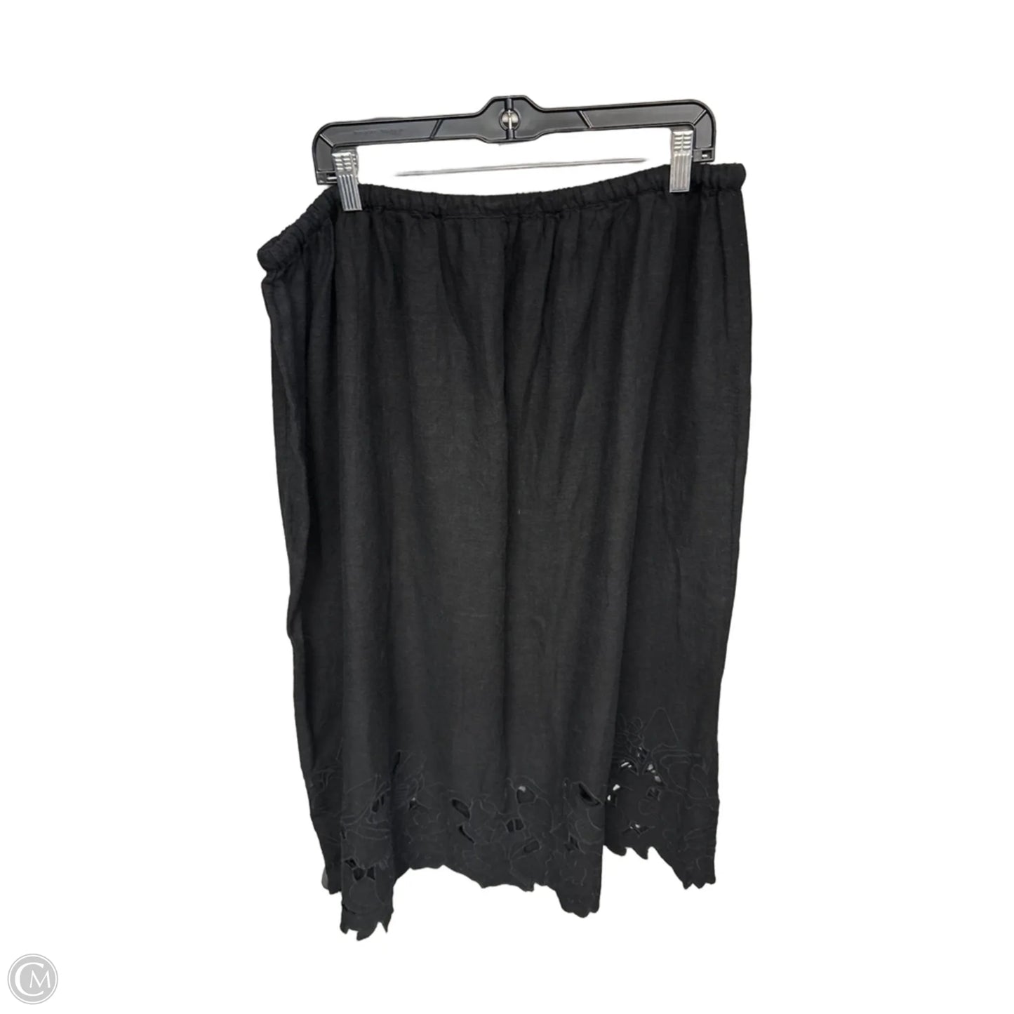 Skirt Midi By Universal Thread In Black, Size: Xl