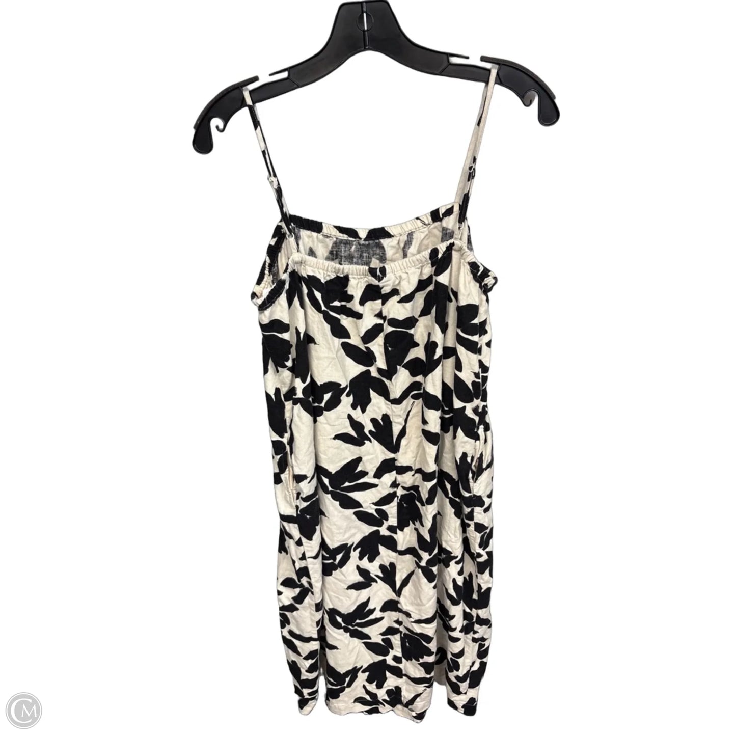 Dress Casual Midi By A New Day In Black & Cream, Size: M