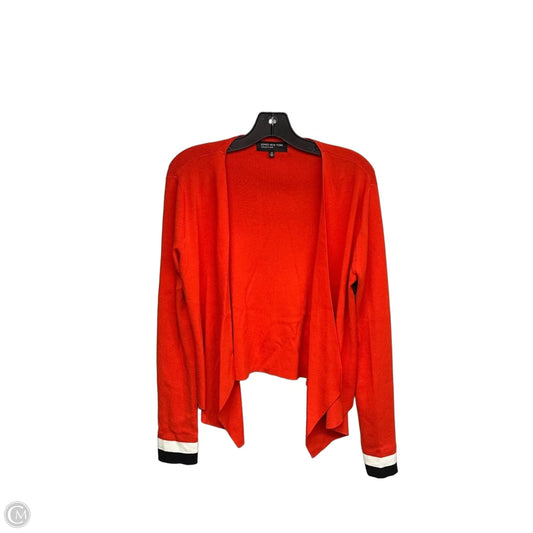 Cardigan By Jones New York In Orange, Size: Xs