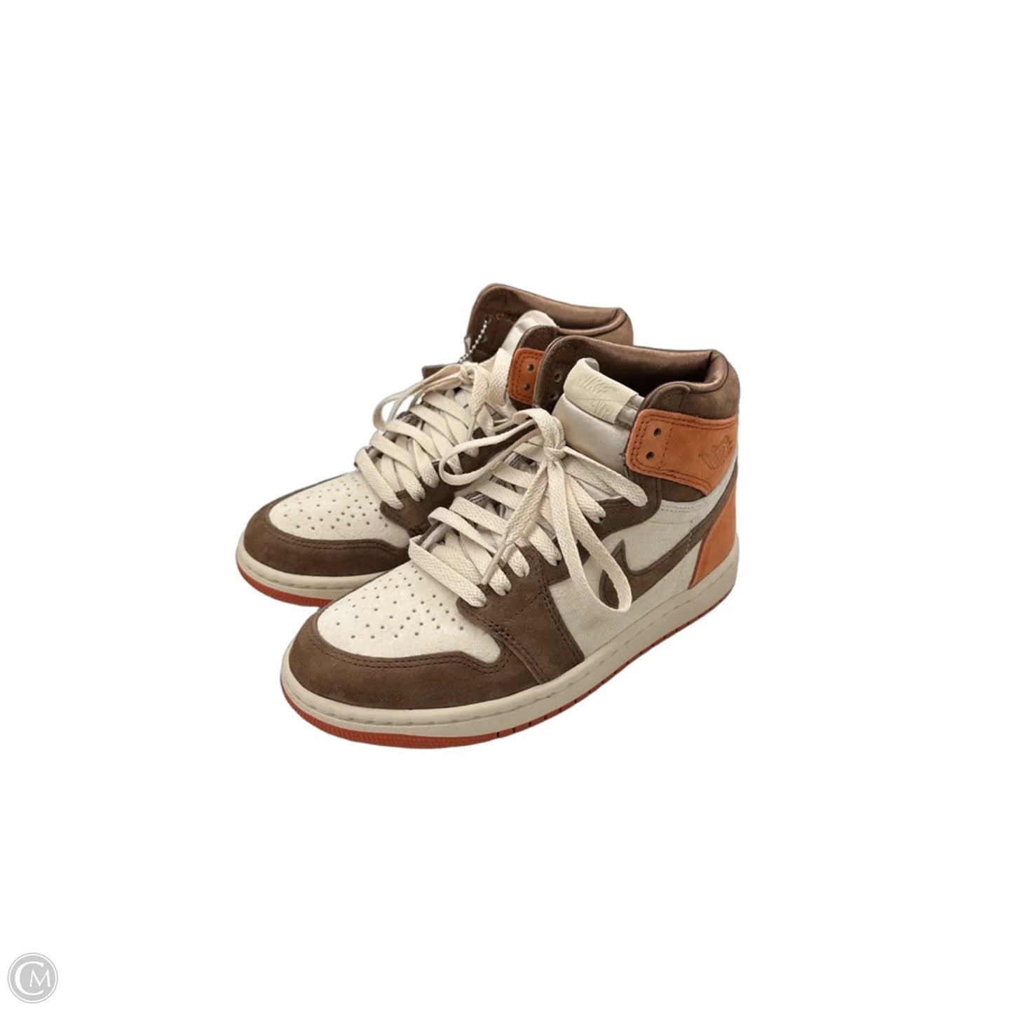 Shoes Sneakers By Nike In Brown & Orange, Size: 7.5