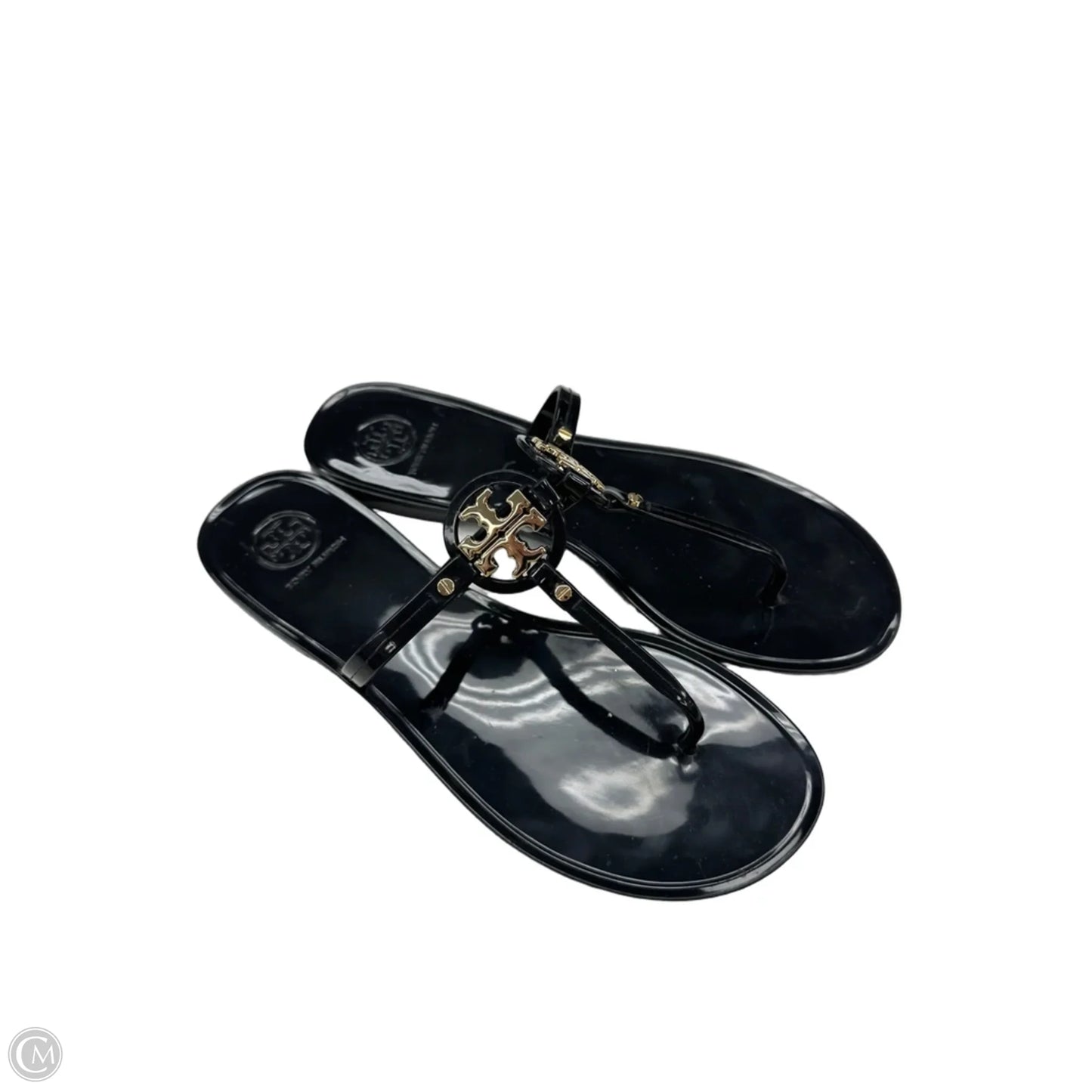 Sandals Designer By Tory Burch In Black, Size: 8