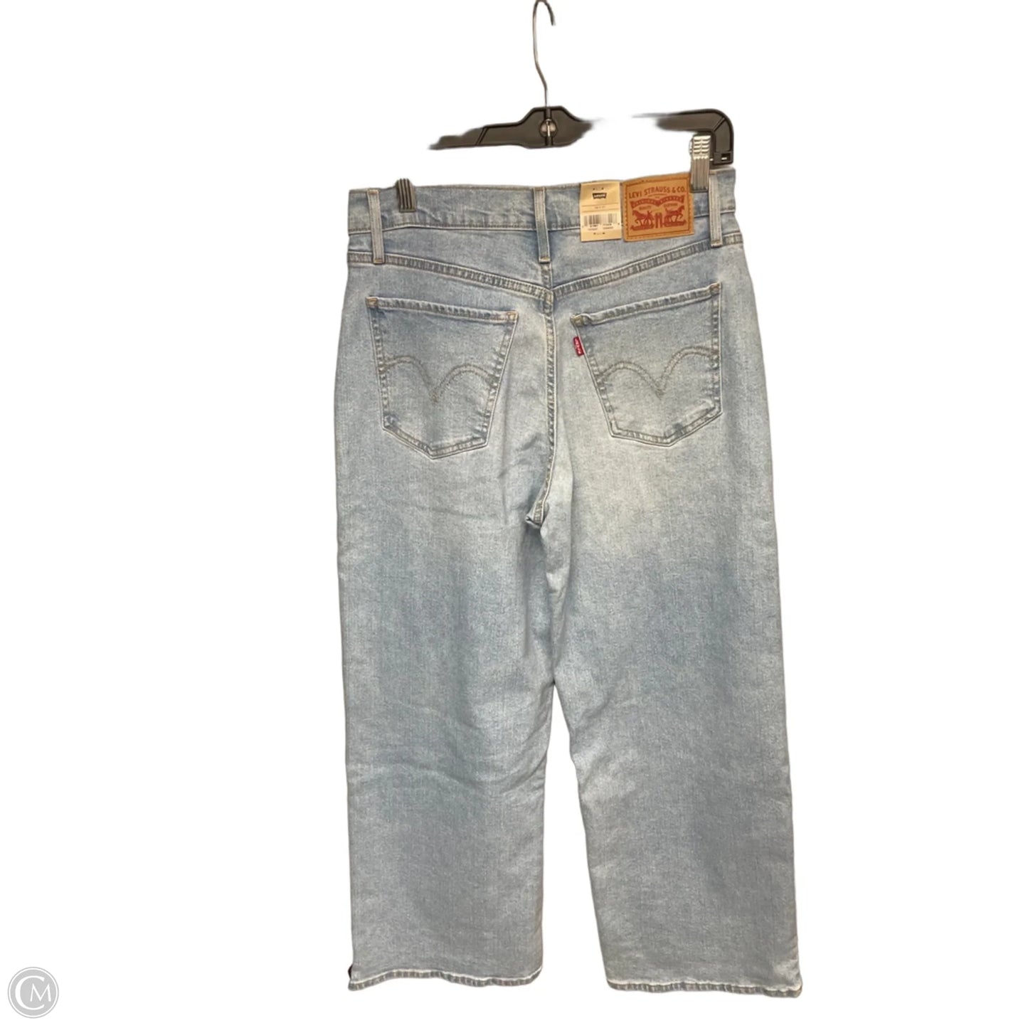 Jeans Wide Leg By Levis In Blue Denim, Size: 6
