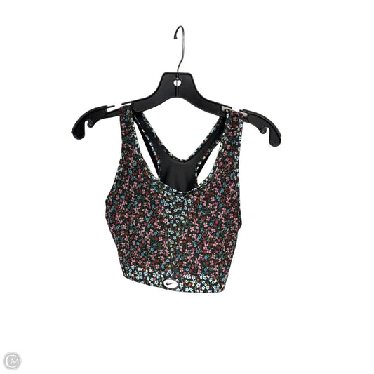 Athletic Bra By Nike Apparel In Floral Print, Size: L