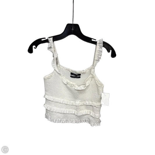 Top Sleeveless By Urban Outfitters In Ivory, Size: S