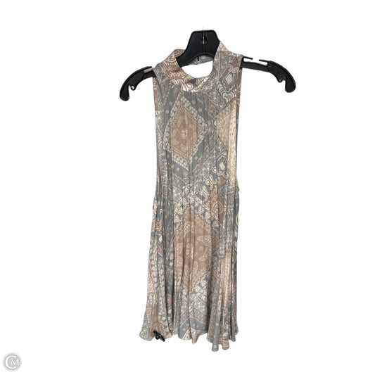 Top Sleeveless By Free People In Grey & Pink, Size: Xs