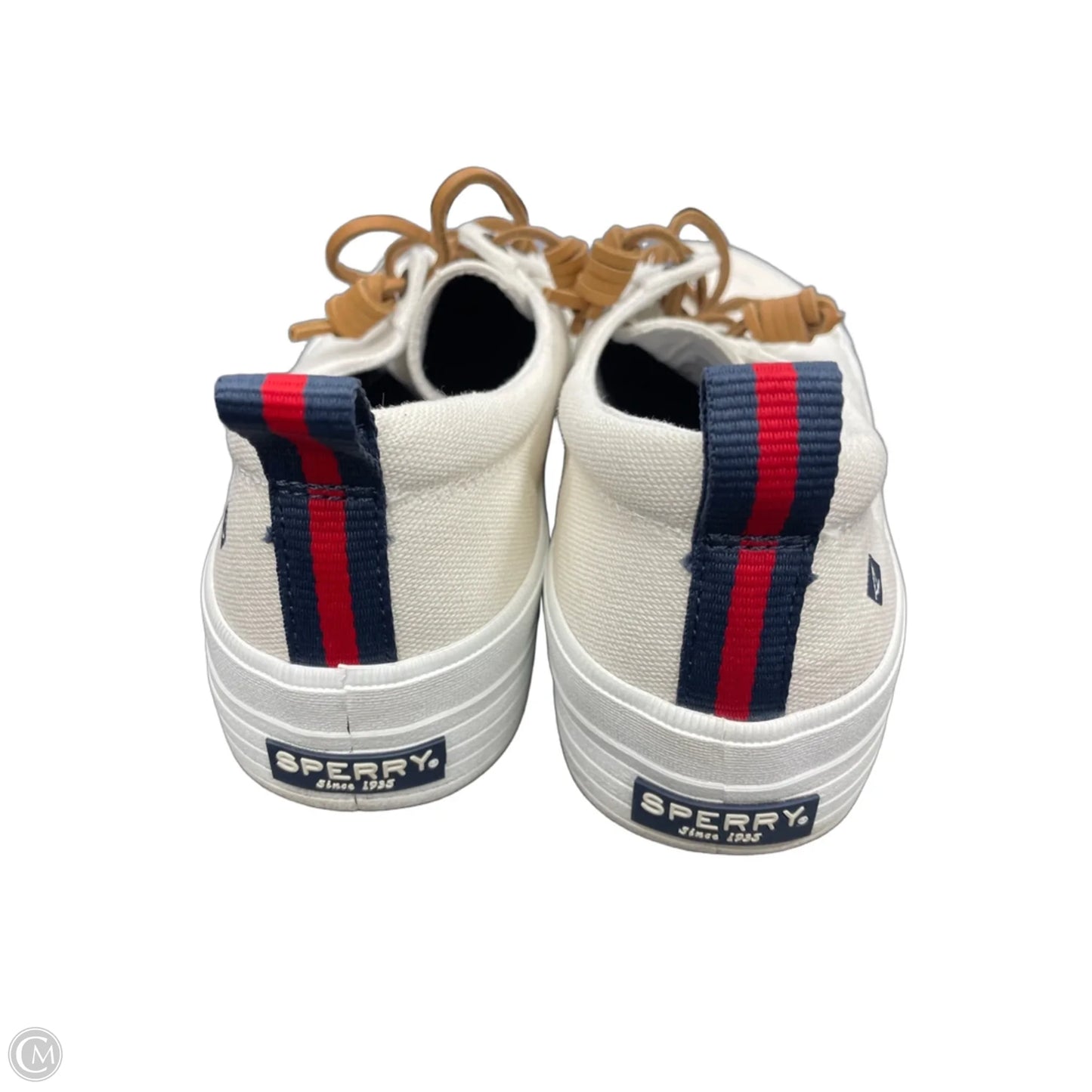 Shoes Sneakers By Sperry In Cream, Size: 9.5