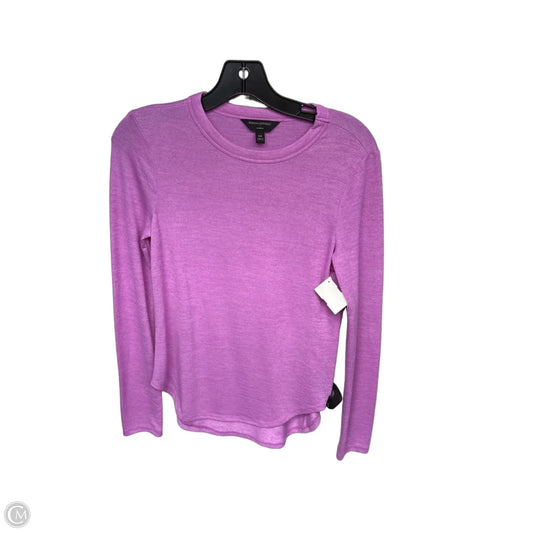 Top Long Sleeve By Banana Republic In Purple, Size: Xs