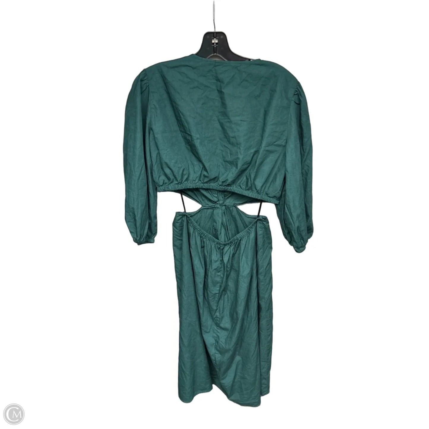 Dress Casual Midi By Gap In Green, Size: L