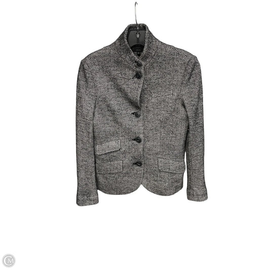 Jacket Designer By Rag And Bone In Black & White, Size: 0