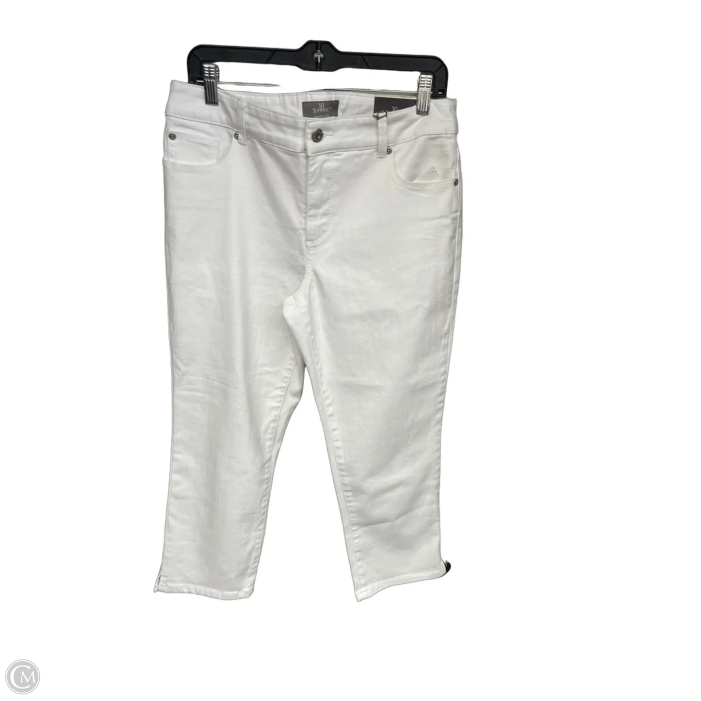 Pants Cropped By Chicos In White, Size: 10