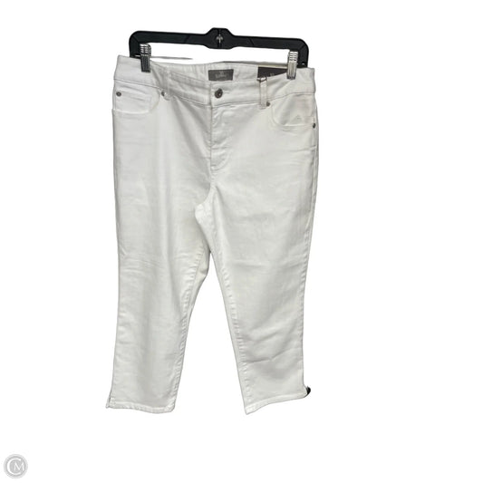 Pants Cropped By Chicos In White, Size: 10