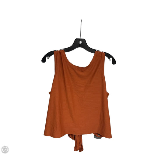 Athletic Tank Top By Calia In Orange, Size: L